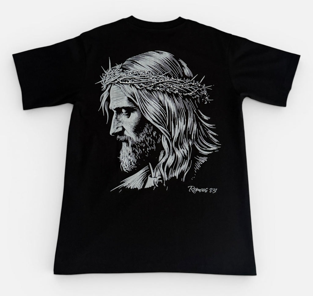 Young Daddy “Romans 8:31” Tee – Black