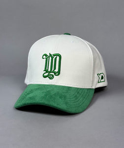 YD suede white & green