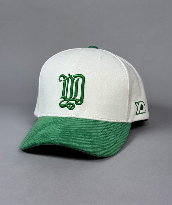 YD suede white & green