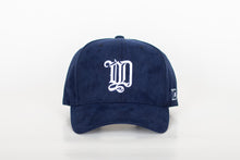 Load image into Gallery viewer, Baseball cap Suede Blue/White
