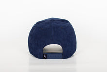 Load image into Gallery viewer, Baseball cap Suede Blue/White
