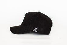 Load image into Gallery viewer, Baseball cap Black/White Suede
