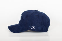 Load image into Gallery viewer, Baseball cap Suede Blue/White
